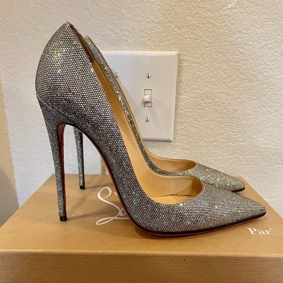 Christian Louboutin iconic ‘So Kate’ starburst discoball sky high 120mm EU37 - Picture 9 of 12